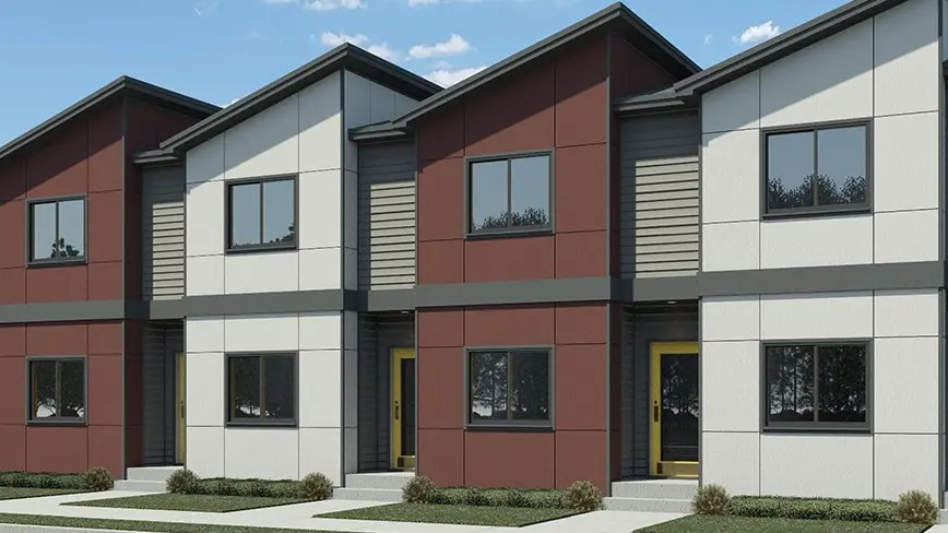 Concept de maison moderne adaptable
